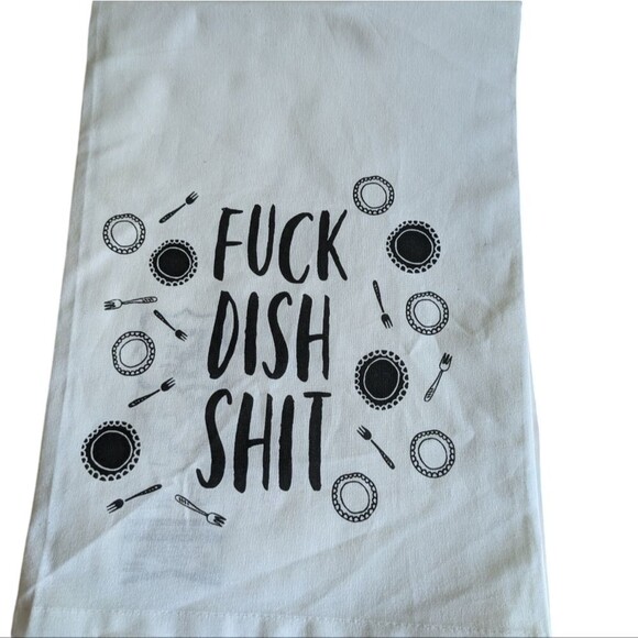 Twisted Wares SET OF 2- THERE GOES MY LAST F & F DISH SH!$ Dishtowel - Picture 6 of 10